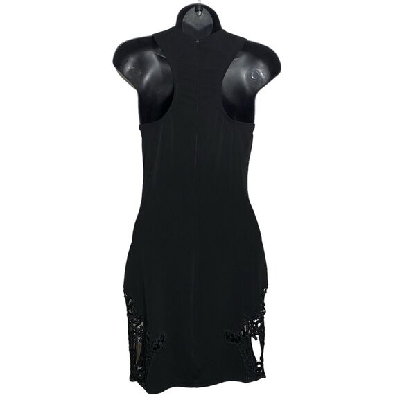 Dress the Population Dress Womens Small Black Mini Bodycon Cut Out One Rad Girl - Picture 6 of 12